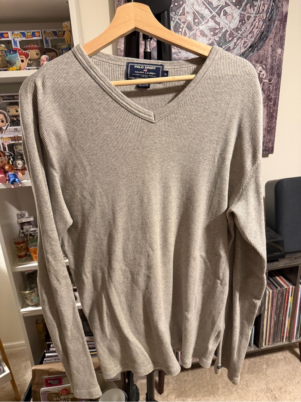 Men's Polo Sport V-Neck Cotton Sweater - by polo Ralph Lauren